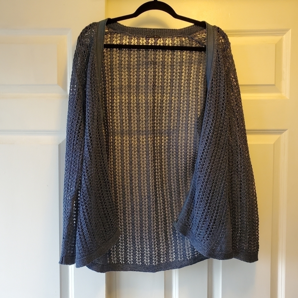Lafayette 148 Crochet Cardigan